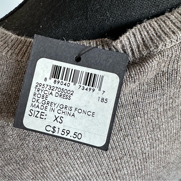 NWT Sz XS Club Monaco TRYCIA Wool Mini Dress - Picture 7 of 9